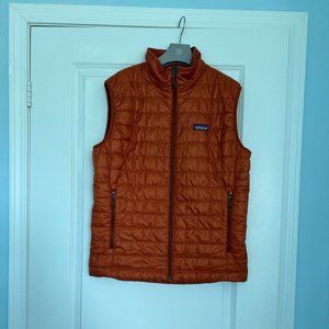 Patagonia Men's Nano Puff Vest - Men's Medium - Burnt Orange